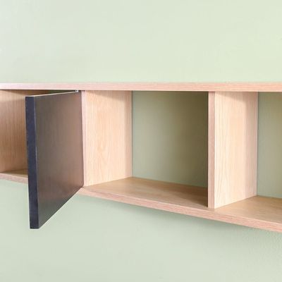 Dennis Cube Wall Shelf - 80x14x20 cm