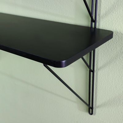 Ladder 2-Tier Wall Shelf - 60x20x55