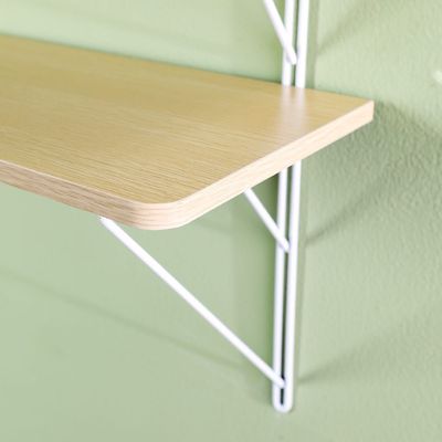 Ladder 2-Tier Wall Shelf - 60x20x55