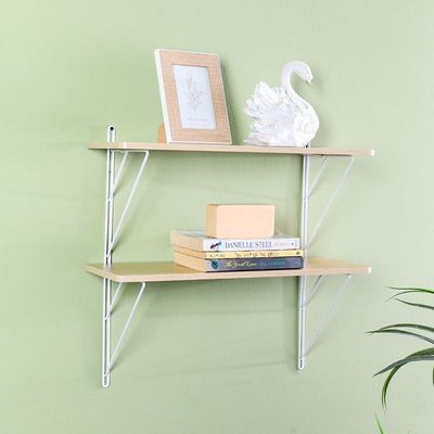 Ladder 2-Tier Wall Shelf - 60x20x55