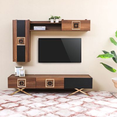 Roma TV Unit for TVs upto 75 Inches with Storage - 2 Years Warranty