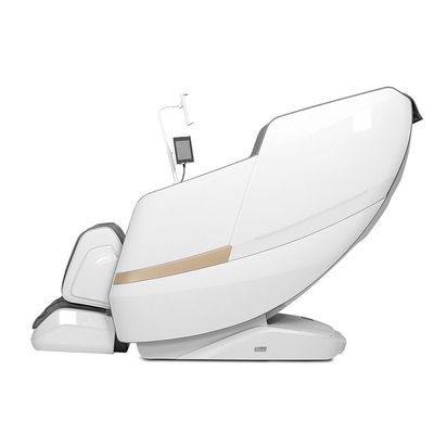 Leston Massage Chair 4D Mechanism W/ Bluetooth And Voice Control- White/Grey
