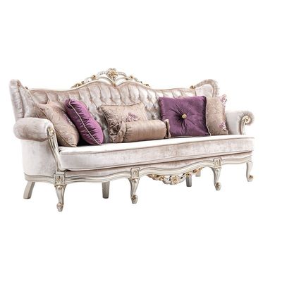 Venus 3 Seater Fabric Sofa - Beige