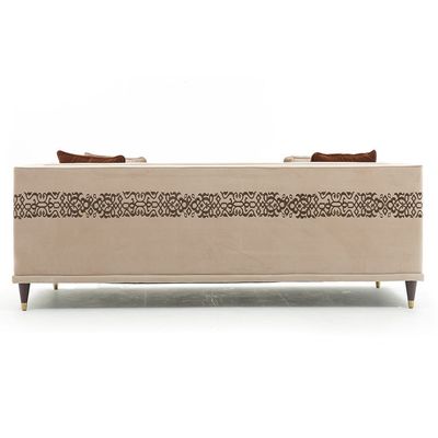 Alena 3 Seater Fabric Sofa - Beige