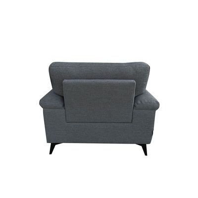 Ambrosia 1-Seater Fabric Sofa - Grey