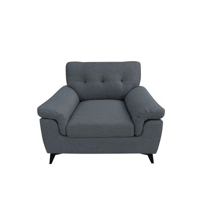 Ambrosia 1-Seater Fabric Sofa - Grey