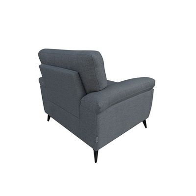 Ambrosia 1-Seater Fabric Sofa - Grey