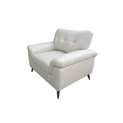 Ambrosia 1-Seater Fabric Sofa - Beige