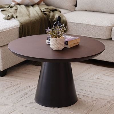 Merriton Coffee Table 80x80x46 – Walnut