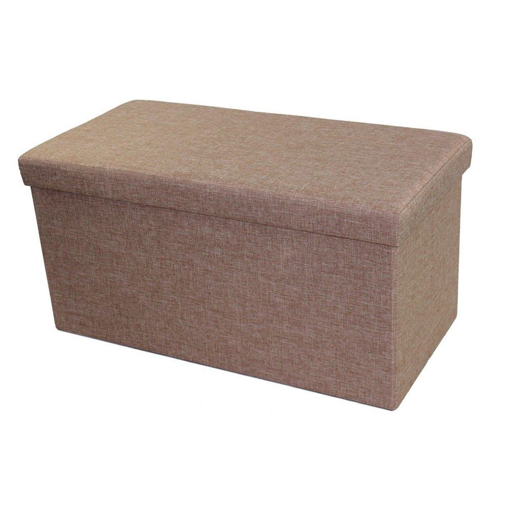 Brown ottoman store with storage