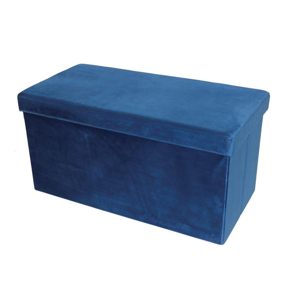 Foldable store storage ottoman