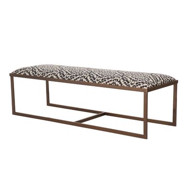 Napoleon Bench Set of 3 - Beige / Black Pattern