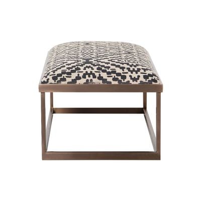 Napoleon Bench Set of 3 - Beige / Black Pattern