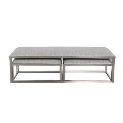 Napoleon Bench Set of 3 - Grey