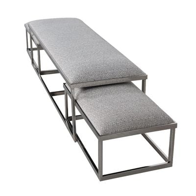 Napoleon Bench Set of 3 - Grey