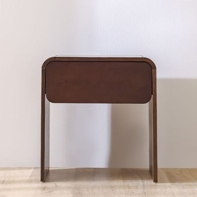 Cassie 1-Drawer Night Stand - Dark Brown - With 2-Year Warranty