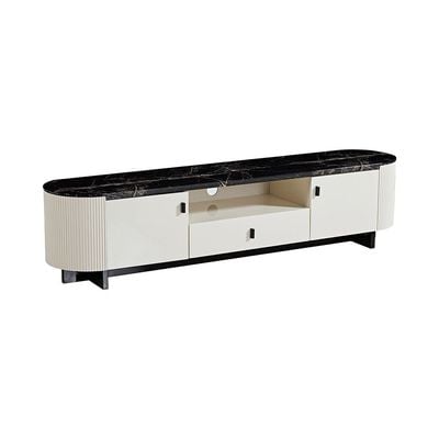 Krisalis Tv Cabinet - Beige/Black