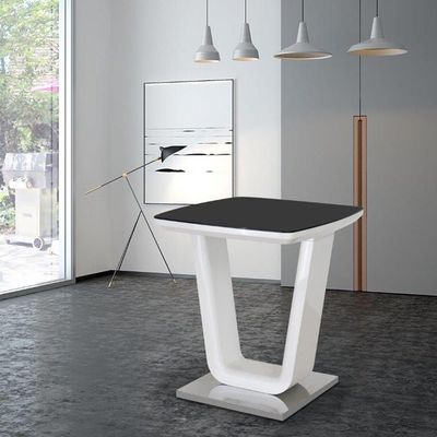 Salvador End Table - Black / White