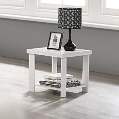 Cenon End Table - White