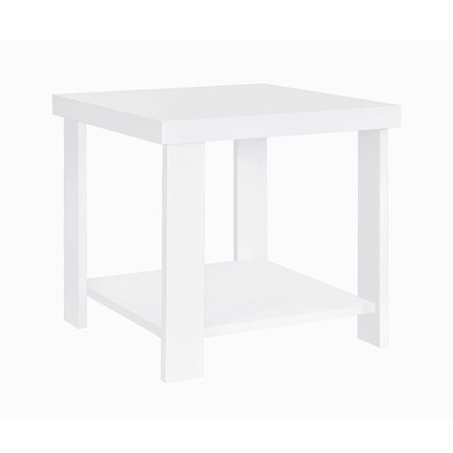 Cenon End Table - White