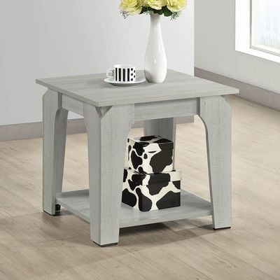 Edralin End Table - Timber White