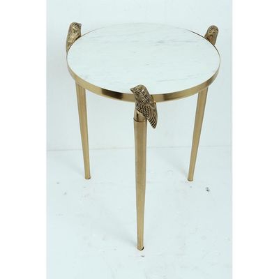 Sonoya End Table - White / Golden