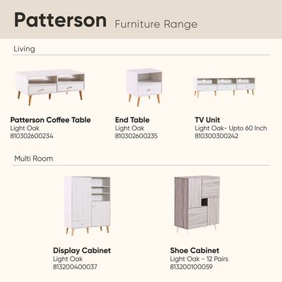 Patterson Coffee Table - Light Oak
