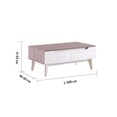 Hazel Coffee Table - White