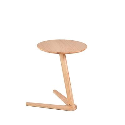 Lamech Round End Table - Natural