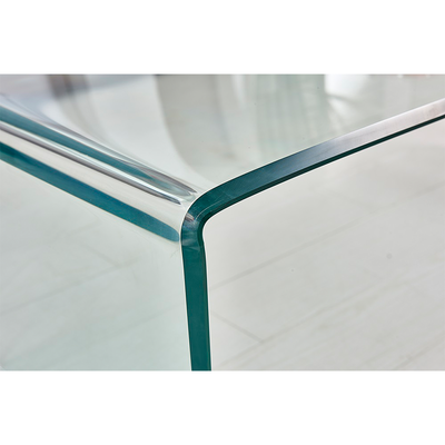 Glare Coffee Table - Clear Glass