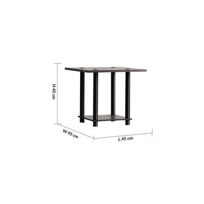 Torkay End Table - Wenge – With 2-Year Warranty