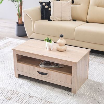 Anton 1 Drawer Coffee Table - Sonoma Oak 