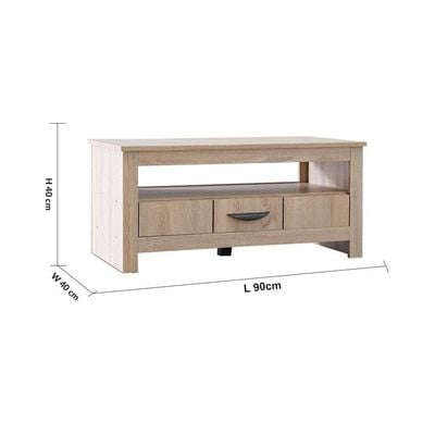 Anton 1 Drawer Coffee Table - Sonoma Oak 