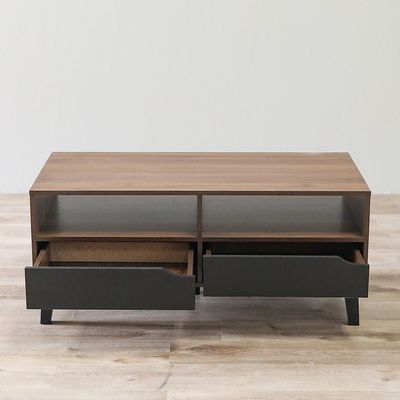 Jilly 2 Drawer Coffee Table - Columbia/Black 