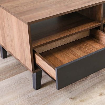 Jilly 2 Drawer Coffee Table - Columbia/Black 