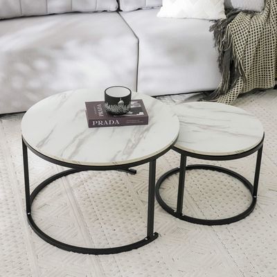 Sabin Coffee Table - White