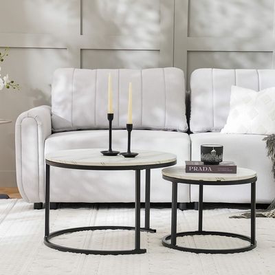 Sabin Coffee Table - White