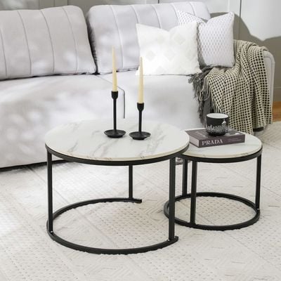 Sabin Coffee Table - White