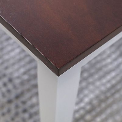 Vartan Coffee Table - White/Walnut