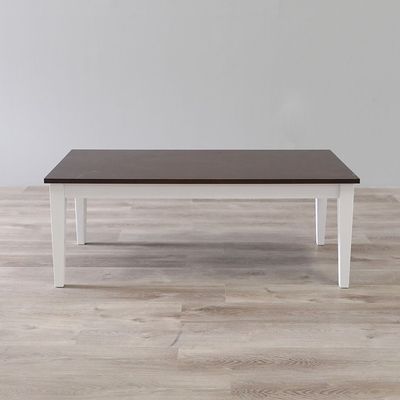 Vartan Coffee Table - White/Walnut