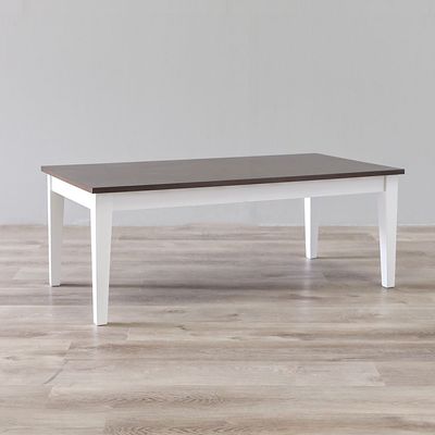 Vartan Coffee Table - White/Walnut