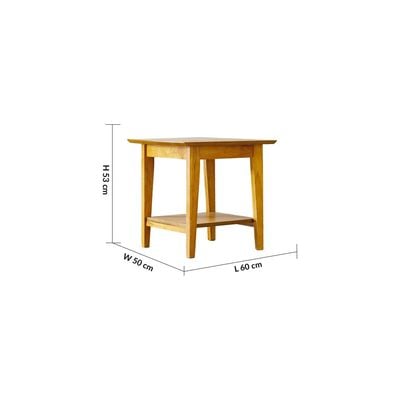 Emil End Table - Teak