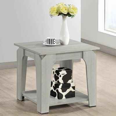 Edralin End Table Set of 2- Timber White