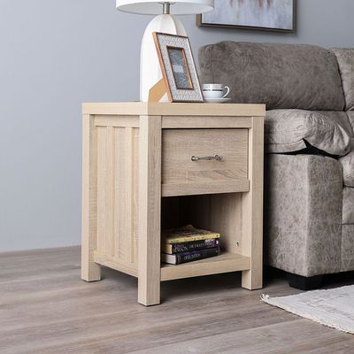 Verano End Table - White Oak