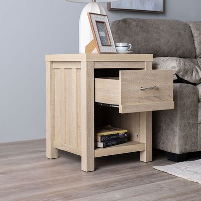 Verano End Table - White Oak