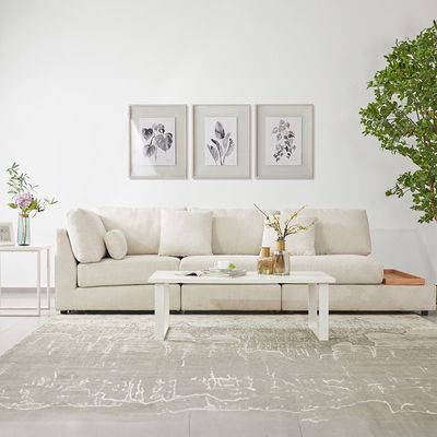 Kensley Coffee Table - White - With 2-Year Warranty