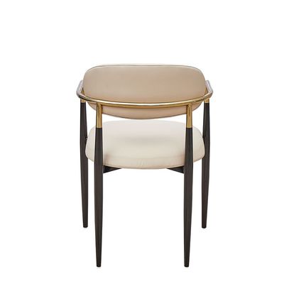 Karson Dining Chair - White/Gold - With 2-Year Warranty