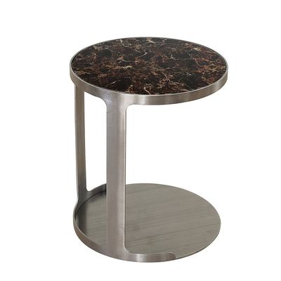 Denzel End Table - Grey Marble - With 2-Year Warranty