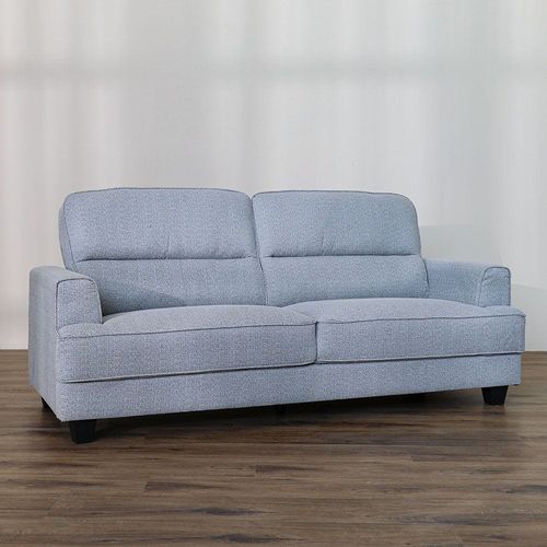 Winterfell 3-Seater Fabric Sofa - Warm Grey - With 2-Year Warranty
