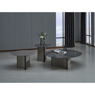 Hitori Coffee Table - Set of 2 - Black/Grey - With 2-Year Warranty